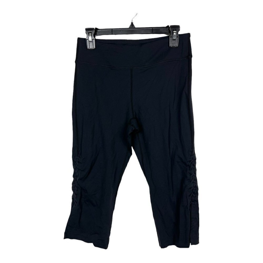 Kiragrace black cropped leggings‎